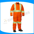 Trajes ignífugos naranja fluorescente trajes de seguridad bombero en el ambiente de calor de alta temperatura
